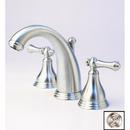 Santec Satin Nickel Two Handle Widespread Bathroom Sink Faucet 
