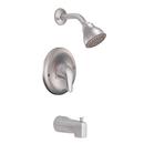 Posi-Temp Pressure Balanced Tub and Shower Trim with 2.5 gpm Shower Head and Tub Spout in Brushed Chrome