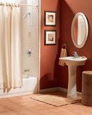 Moen Brushed Chrome Single Handle Centerset Bathroom Sink Faucet with Metal Waste Assembly 