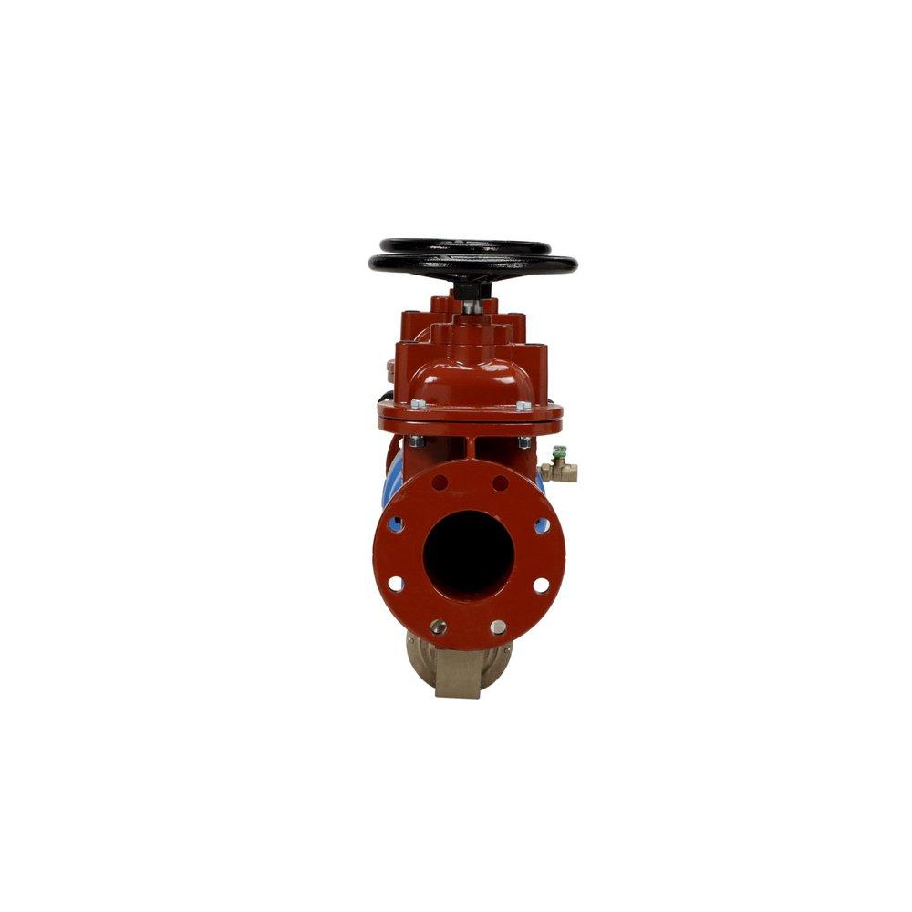 Zurn Wilkins Red Epoxy Coated Ductile Iron Flanged 175 psi Backflow Preventer 