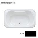 JACUZZI&reg; Black 72 x 42 in. Drop-In Bathtub with Center Drain 
