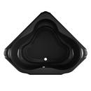 JACUZZI&reg; Black 72 x 42 in. Drop-In Bathtub with Center Drain 
