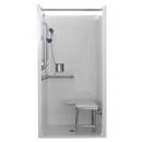 Florestone White 40 x 39 x 78 in. Alcove Shower Unit 