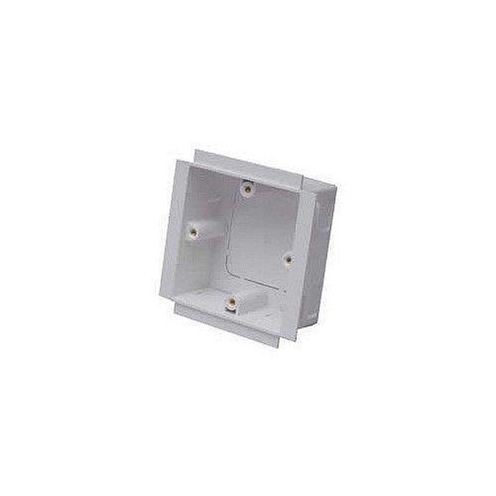 Marshall-Tufflex White 1-Gang Switch Box with Square Corner in White 