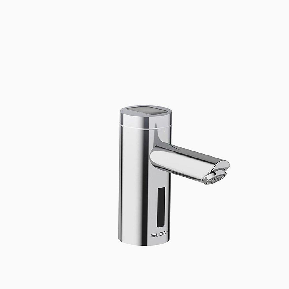 Sloan Valve Polished Chrome Solar Powered Sensor Bathroom Sink Faucet 