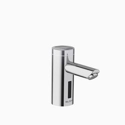 0.5 gpm Solar Powered Sensor Bathroom Sink Faucet with Integrated Side Mixer in Polished Chrome