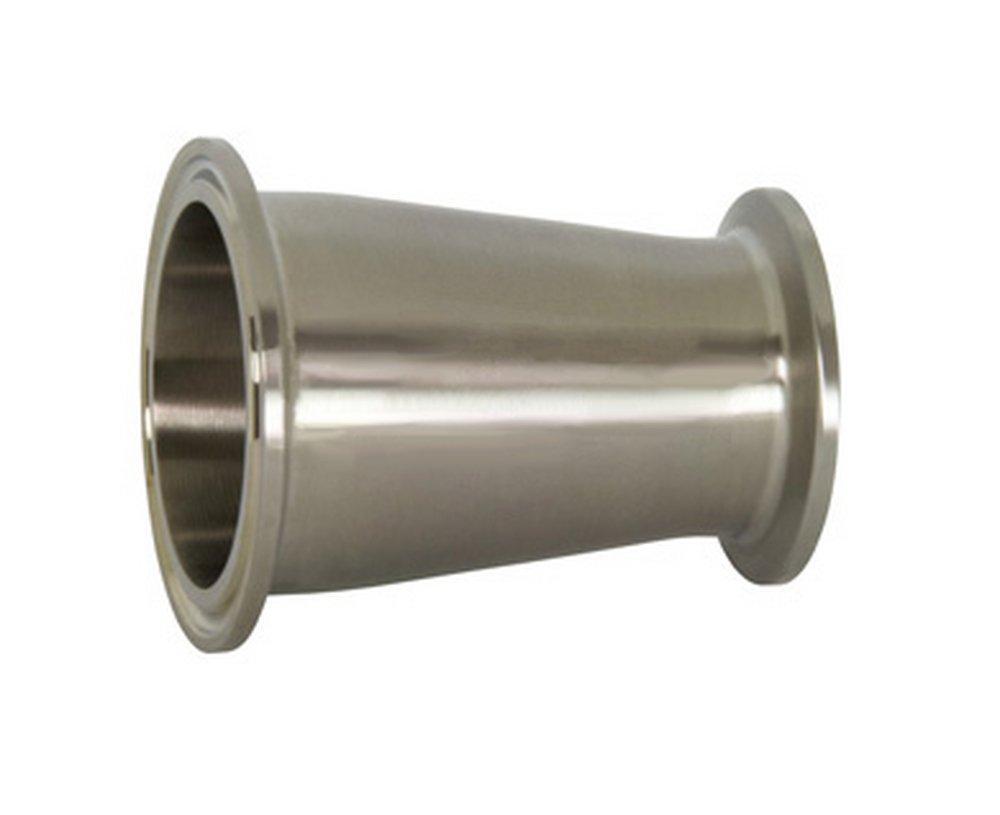 Dixon Valve & Coupling 4 X 2 Clamp Concentric Reducer Stainless Steel 316 L 