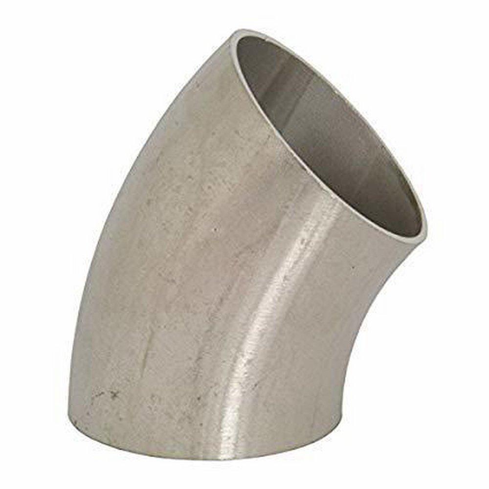 Dixon Valve & Coupling 2-1/2 OD 45 Elbow Stainless Steel 304 #7 