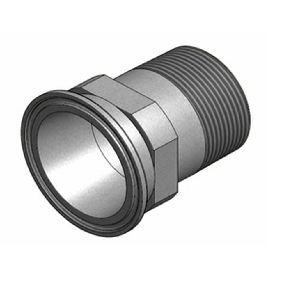 Dixon Valve & Coupling 4 Clamp X MPT Adapter Stainless Steel 304 