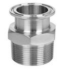 Dixon Valve & Coupling 4 X 3 Clamp X MPT Adapter Stainless Steel 304 