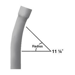 3 x 36 in. Radius Schedule 40 Bell End Tub 11-1/4 Degree Elbow