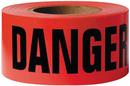 Christy's Red 1000 ft. x 3 in. Non-Detectable Tape with Danger Line 