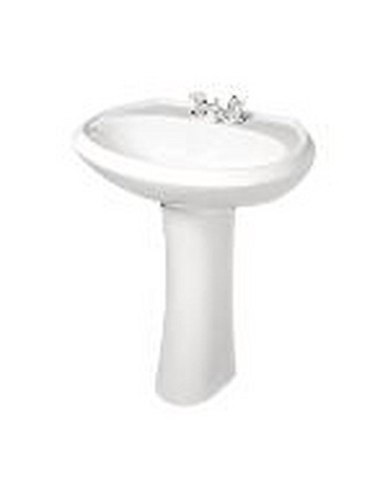 Gerber Plumbing White Pedestal Vessel 