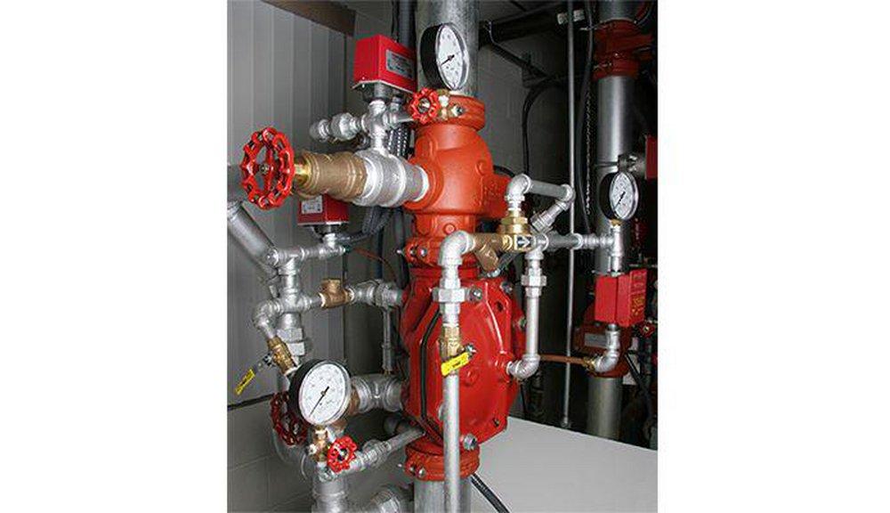 Tyco Red Ductile Iron Grooved Sprinkler Check Valve 