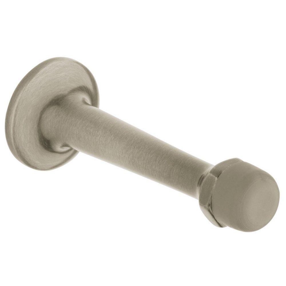 Baldwin Satin Nickel 1-3/16 in. Forged Brass Wall Bumper 