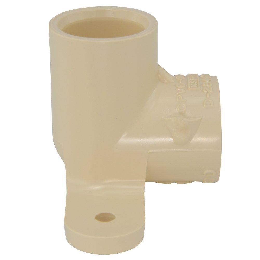 Cream CTS CPVC 90&deg; Drop Ear Elbow 