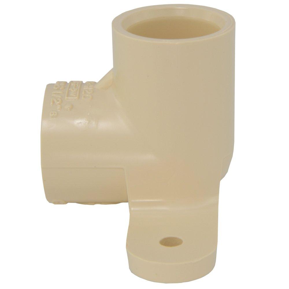 Cream CTS CPVC 90&deg; Drop Ear Elbow 