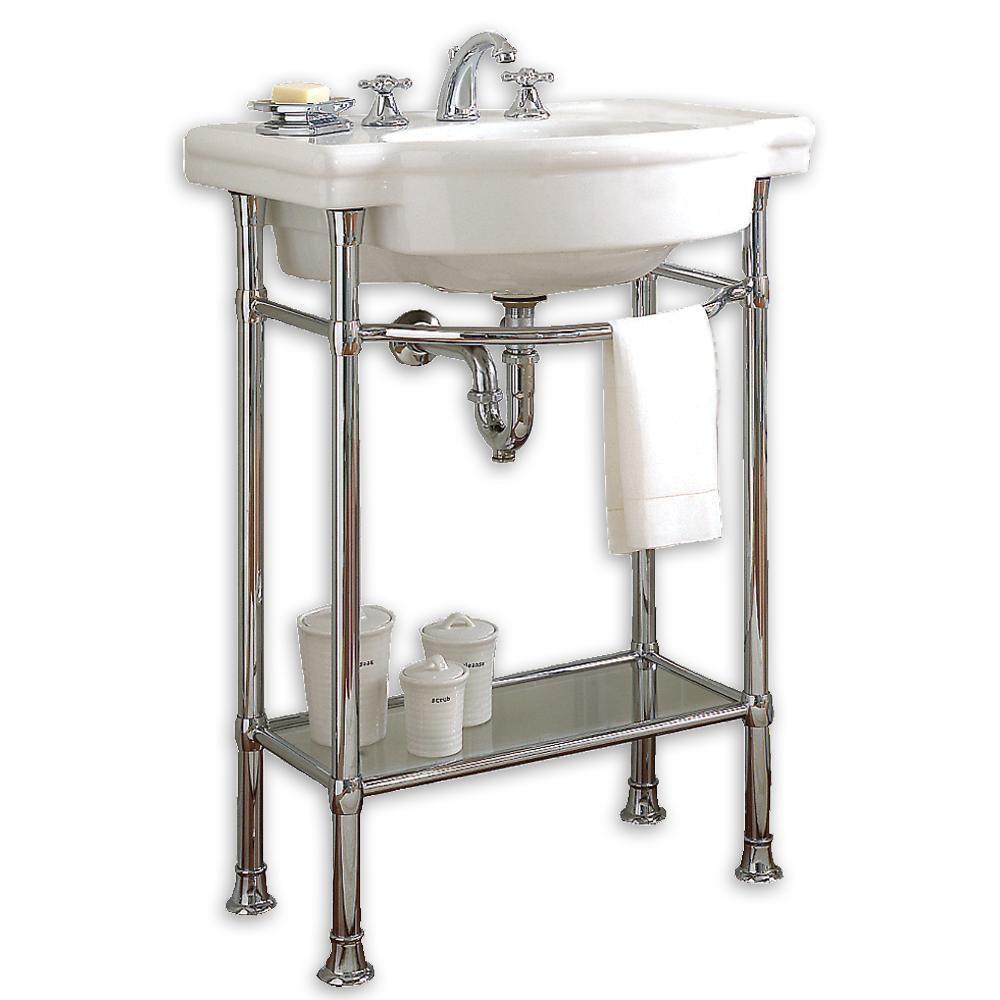 American Standard Polished Chrome Retrospect® Console Tables Console Leg 