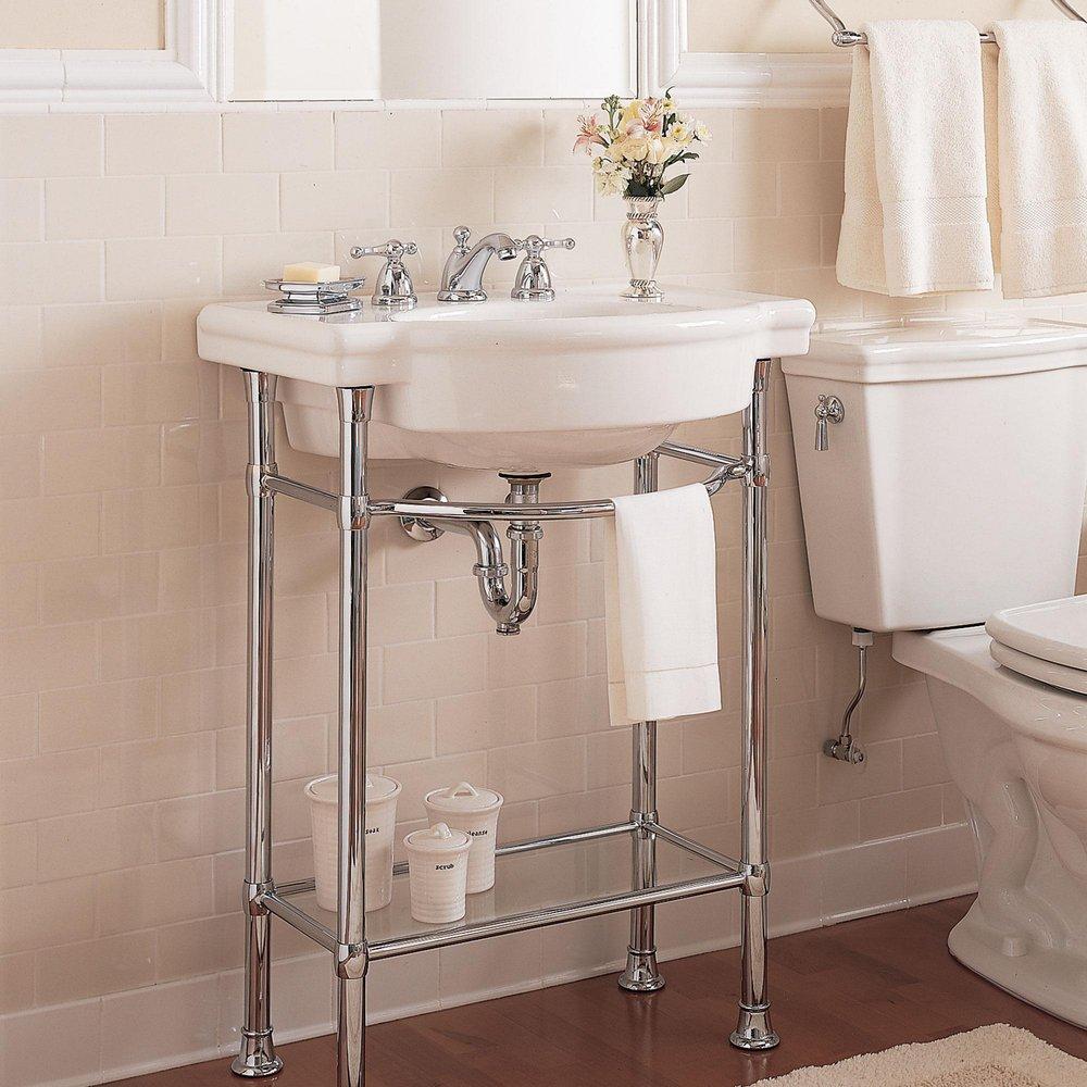 American Standard Polished Chrome Retrospect® Console Tables Console Leg 