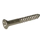 Jones Stephens Brass Flat Heavy Duty Wood Screw 
