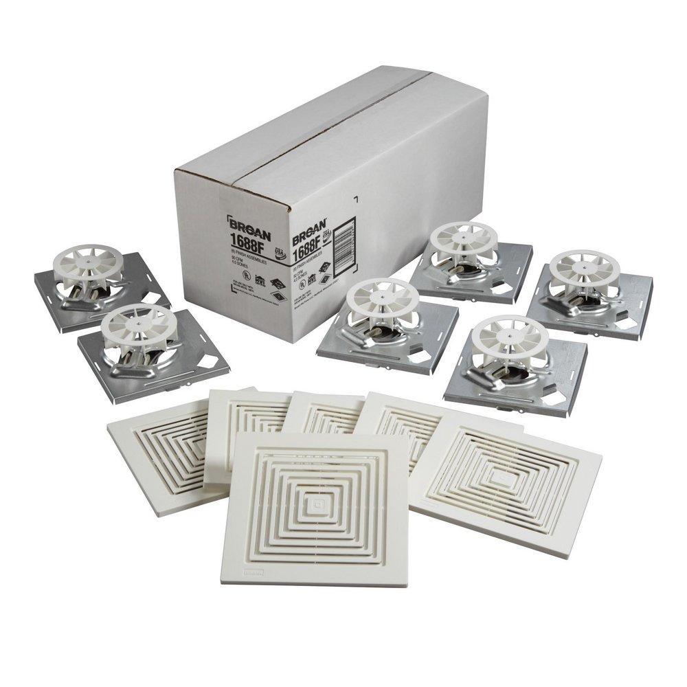 Broan White Bathroom Exhaust Fan in White 