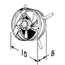 Broan Galvanized Power Gable Fan 120V 15 in. 