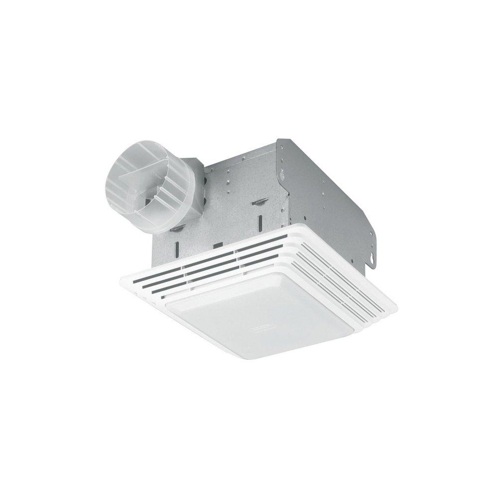 Broan White Bathroom Exhaust Fan in White 