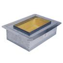 Gray Metal South 12 x 6 in. Insulated Register Box 