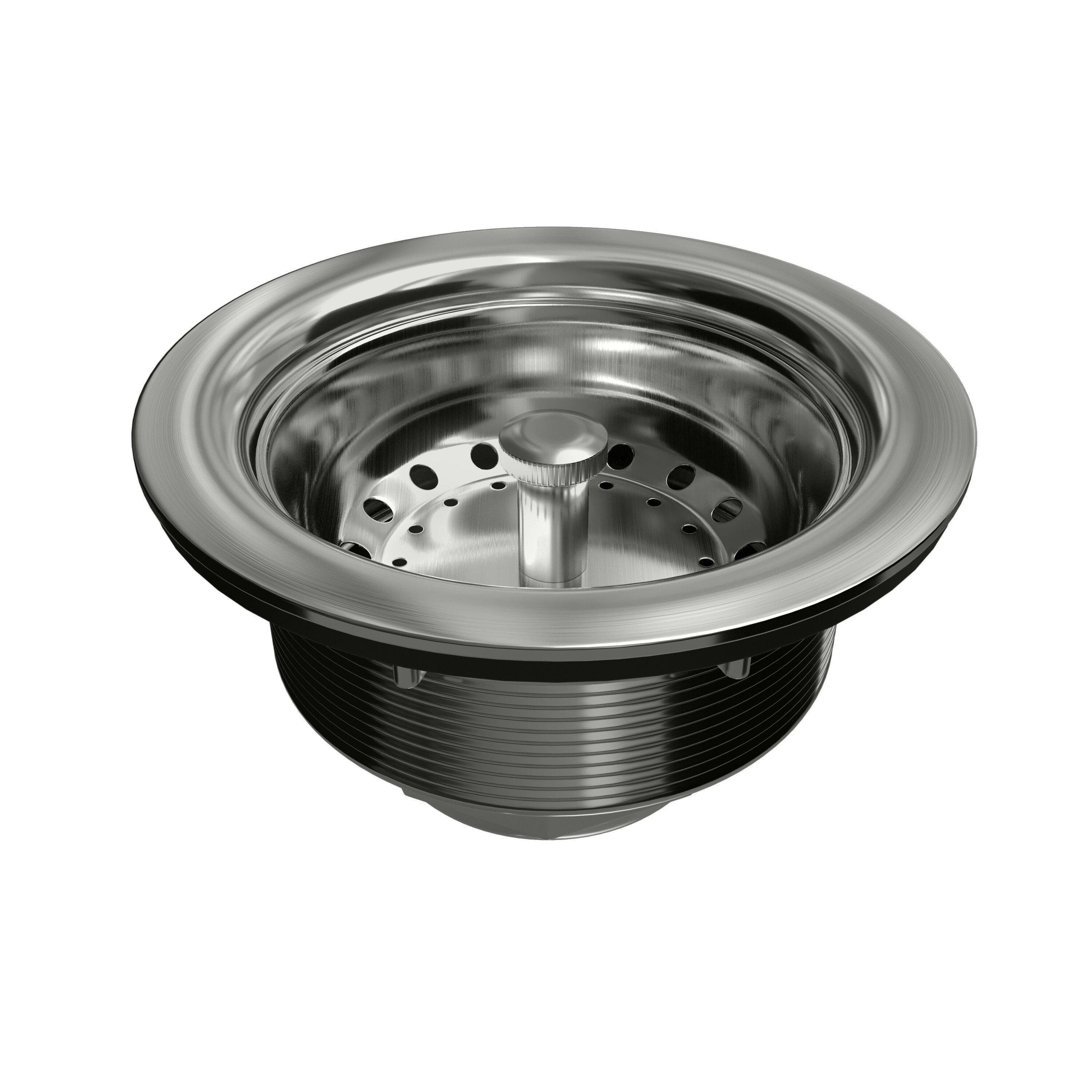 PROFLO&reg; Stainless Steel 3 in. Basket Strainer 