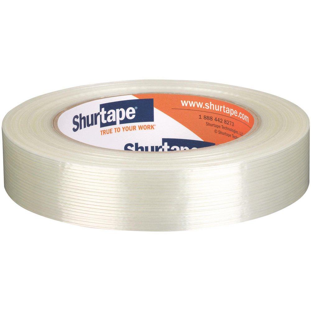 Shurtape White 1 in. Filament Tape in White 