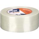2 in. 60 yd. Rubber Strapping Tape in White and Clear