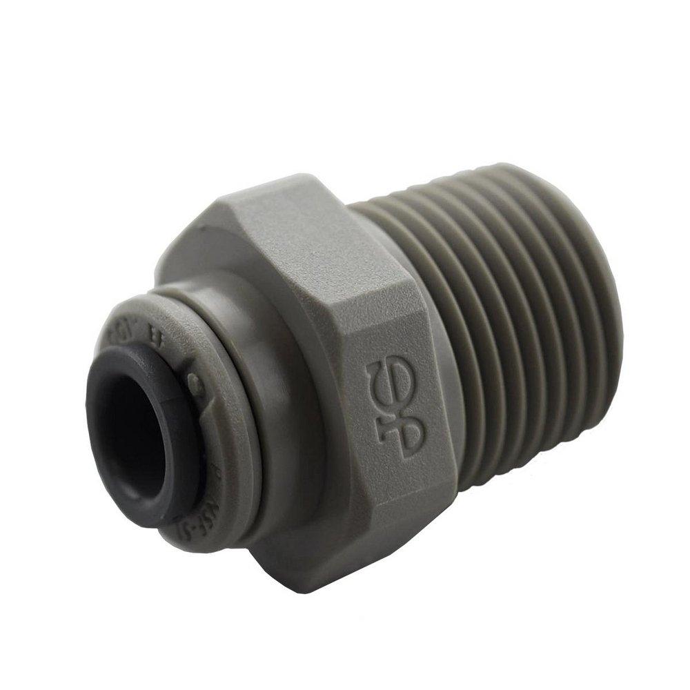 John Guest Grey Tube OD x FNPT Reducing Acetal Bulk Male Connector in Grey 