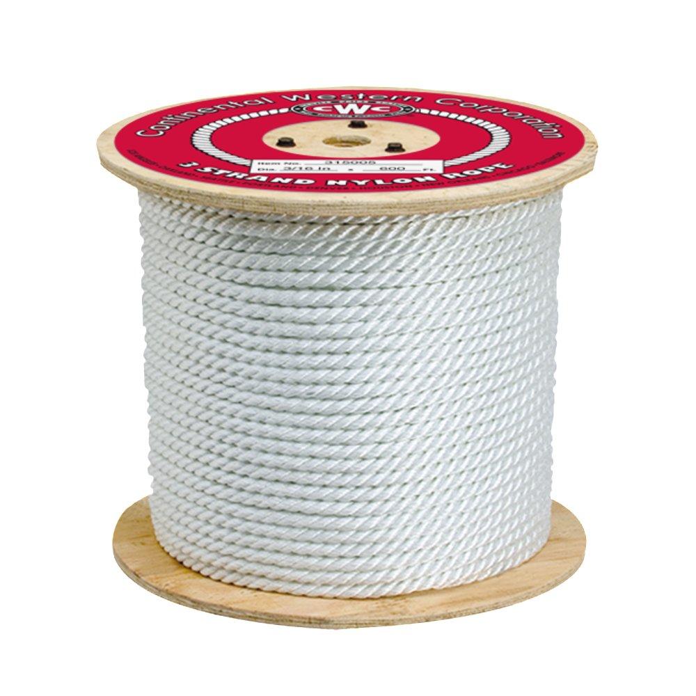 Continental Western Corporation White Nylon Rope 