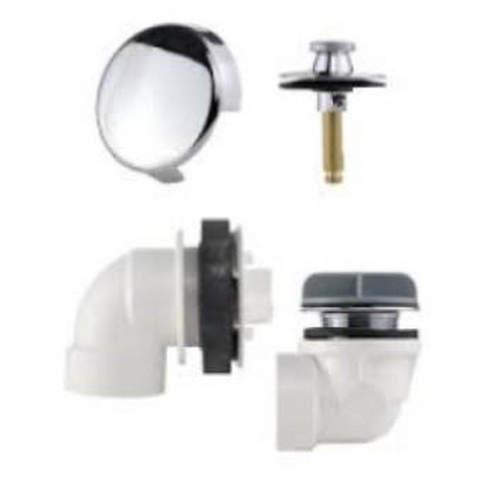 LSP Products Group Polished Chrome Plastic Lift & Turn Drain 