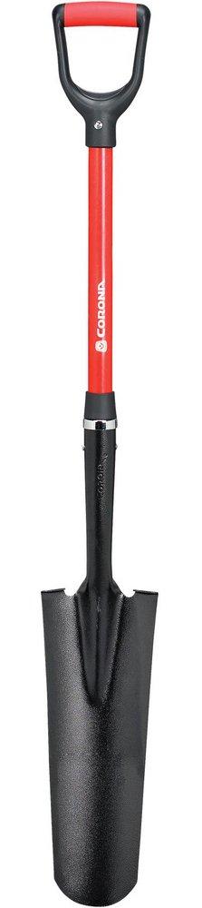 Corona Clipper Black 16 ga Drain Spade 