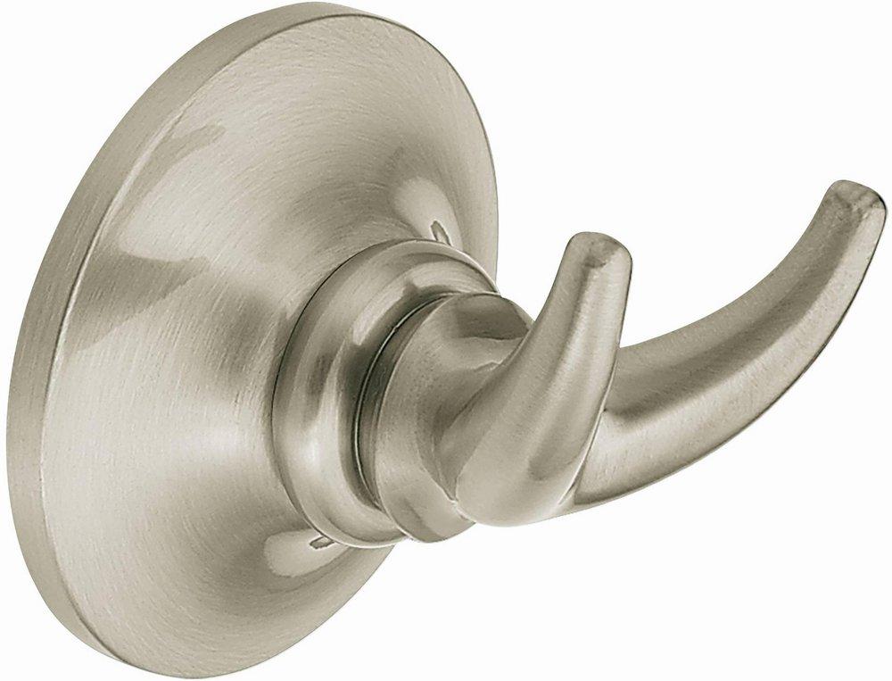 Moen Brushed Nickel 2 Robe Hook 