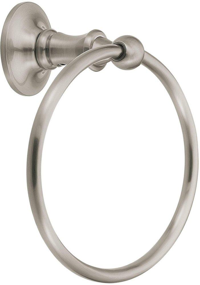 Moen Brushed Nickel Round Closed Towel Ring 