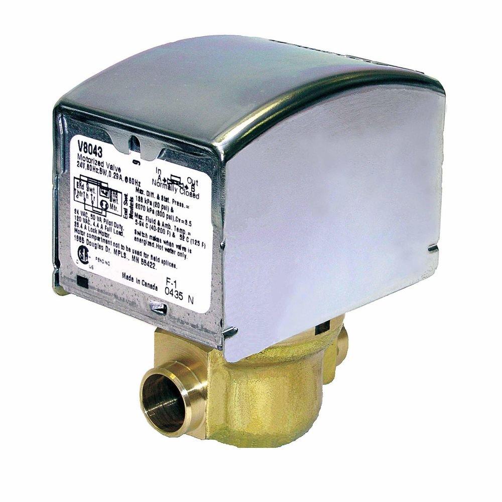 Honeywell Home Metallic Sweat Zone Valve 2 Position 3 5CV NC 