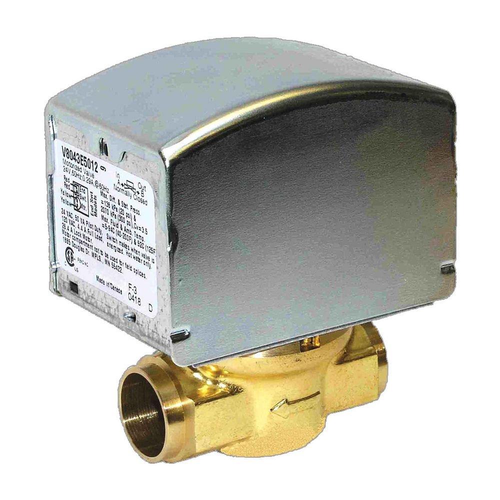 Honeywell Home Metallic Sweat Zone Valve 2 Position 8CV NC 