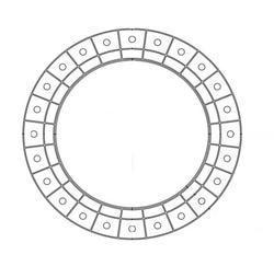 34 x 2 in. Manhole Adjustable Ring