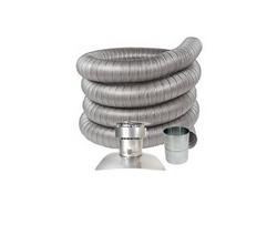35 x 6 in. Stainless Steel Oil Chimney Liner Kit