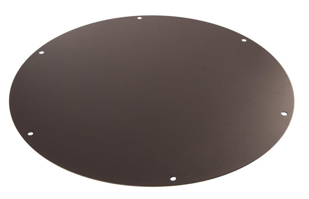 TOPP Black 14Ga Simplex Cover 2 In. X 2 In. Grommet Box 