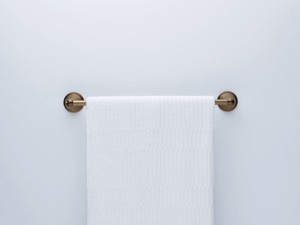 Brizo Venetian Bronze 18 in. Towel Bar 