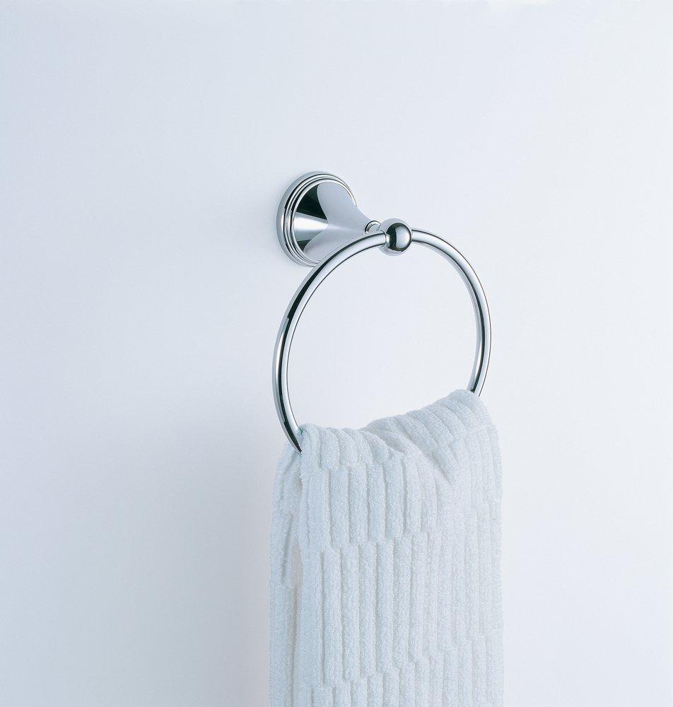 Brizo Polished Nickel Round Closed Towel Ring 