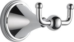 2-Hook Robe Hook in Chrome