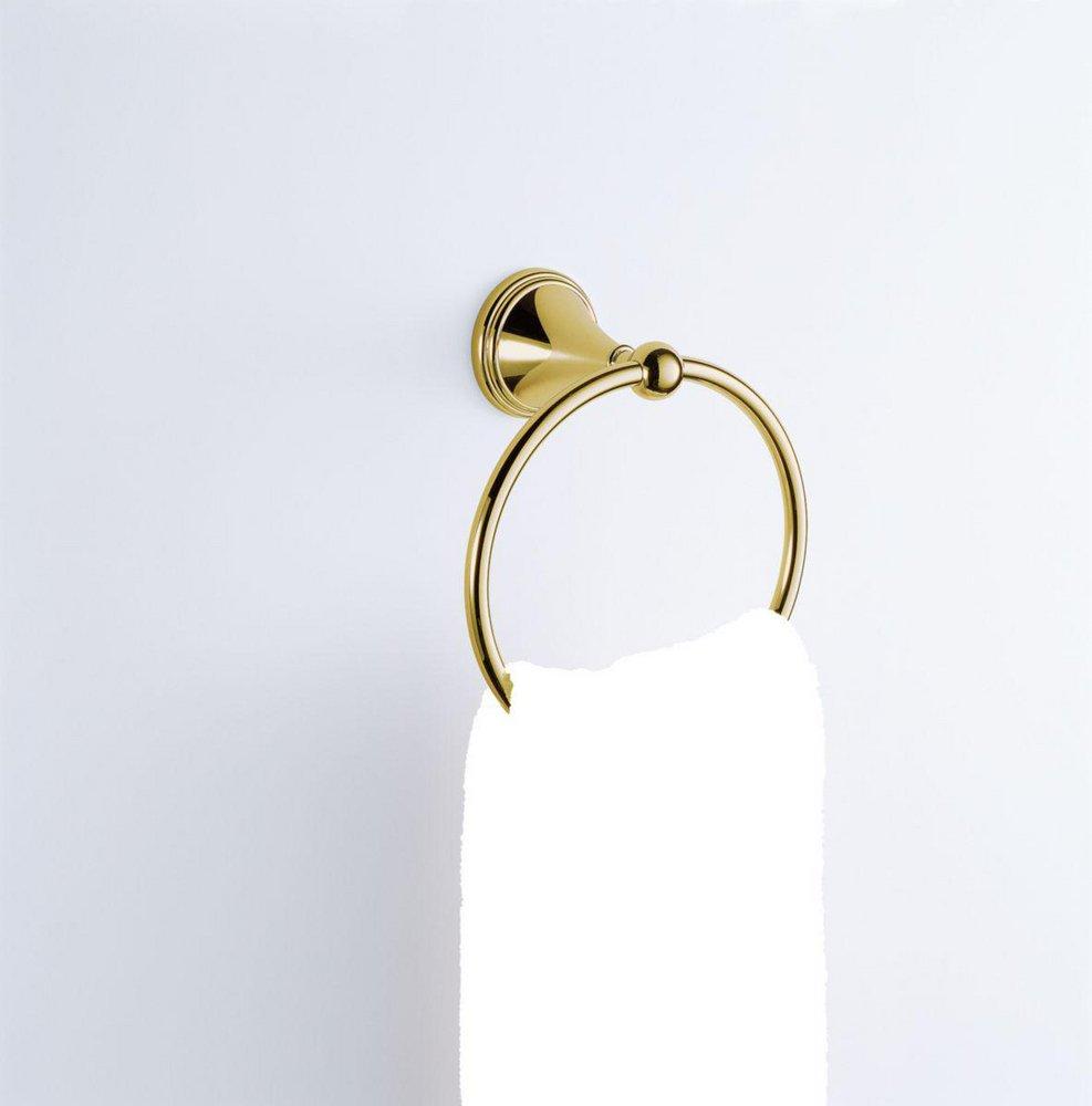 Brizo Venetian Bronze Round Closed Towel Ring 