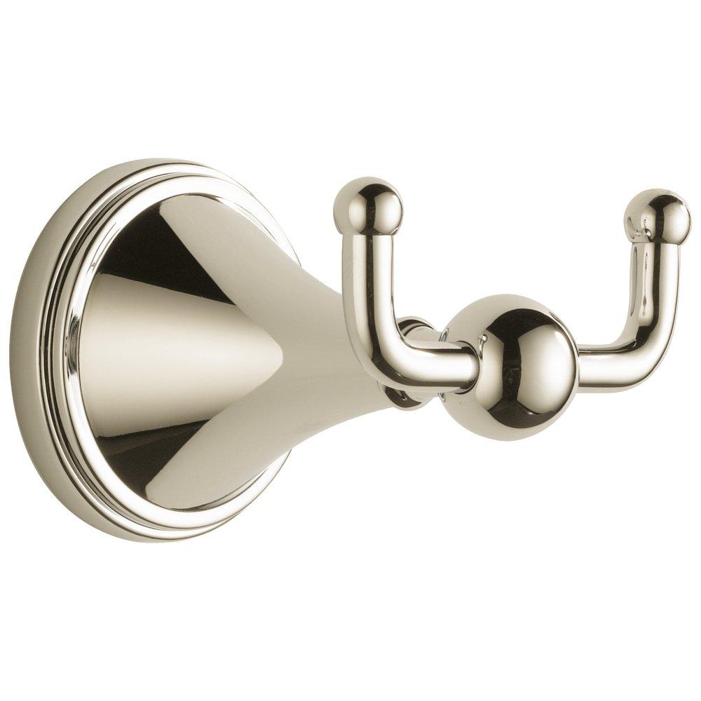 Brizo Polished Nickel 2-Hook Robe Hook 