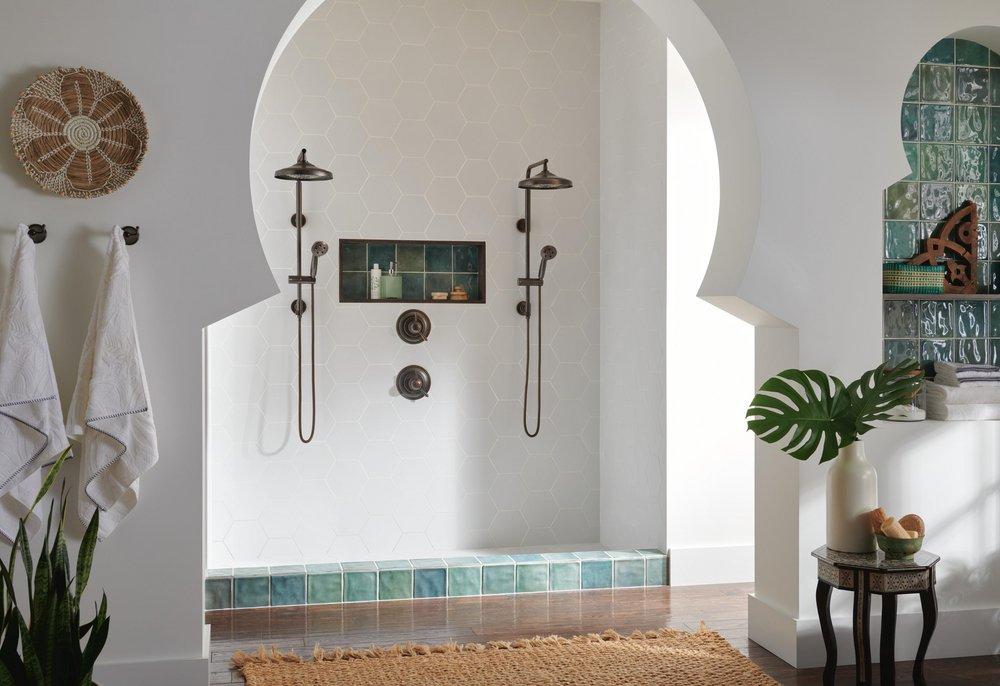 Brizo Venetian Bronze 2-Hook Robe Hook 