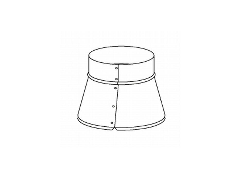 M & M Manufacturing Spin Fitting Galvanized Steel 