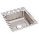 19-1/2 x 22 in. 3 Hole Stainless Steel Single Bowl Drop-in Kitchen Sink in Lustrous Satin